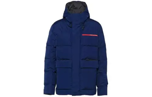 PRADA Jackets & Coats Men's Blue