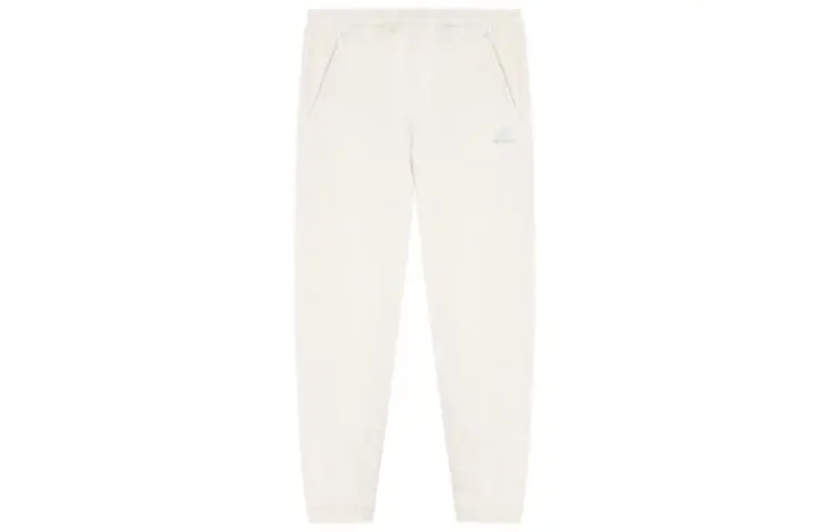 New Balance Knitted Sweatpants Unisex Ecru Moderate Cuffed Pants