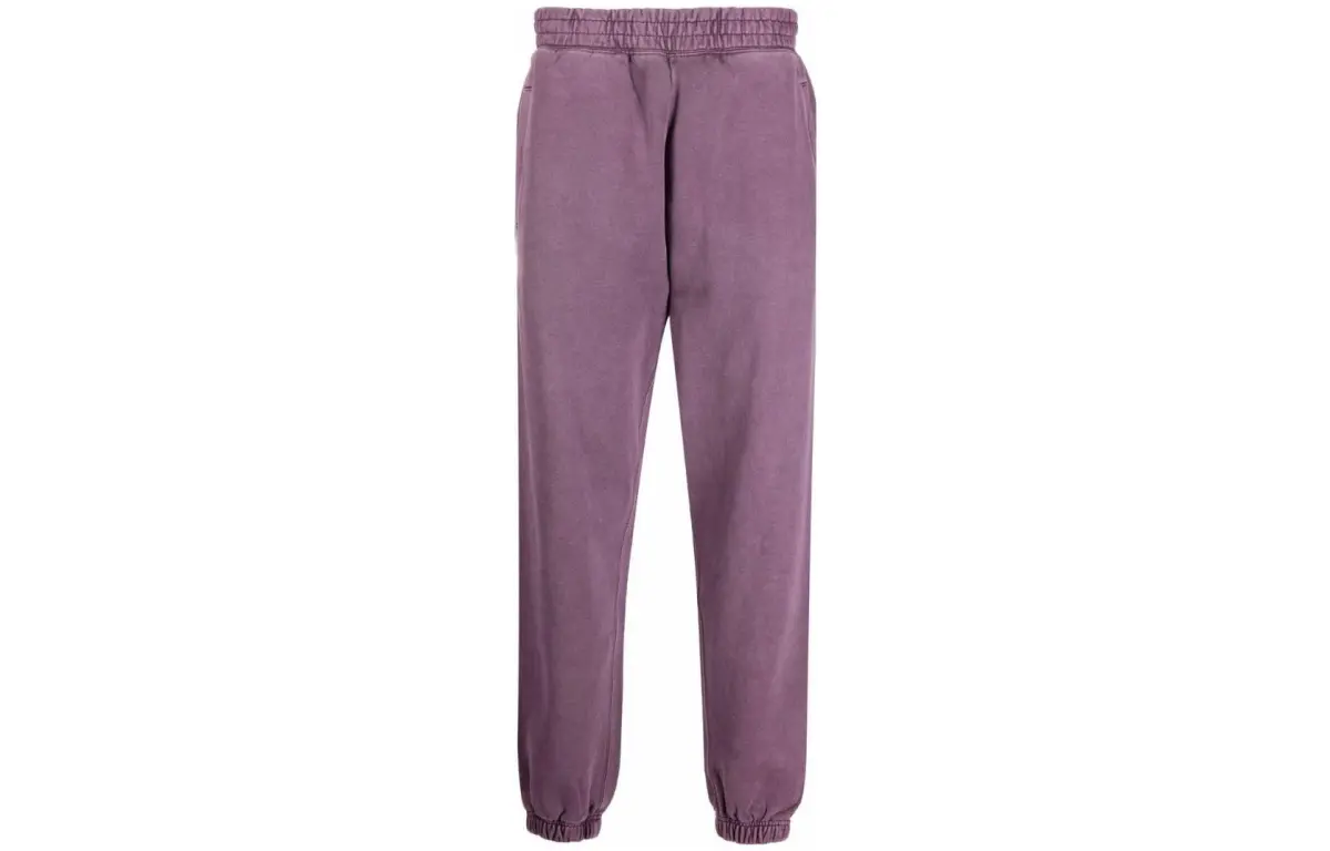 Carhartt WIP Knitted Sweatpants Men's Purple Moderate Cuffed Pants