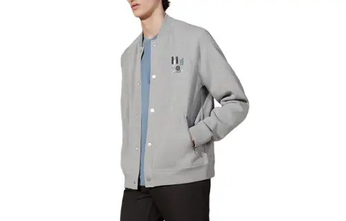 HERMES Jackets & Coats Men's Light Gray