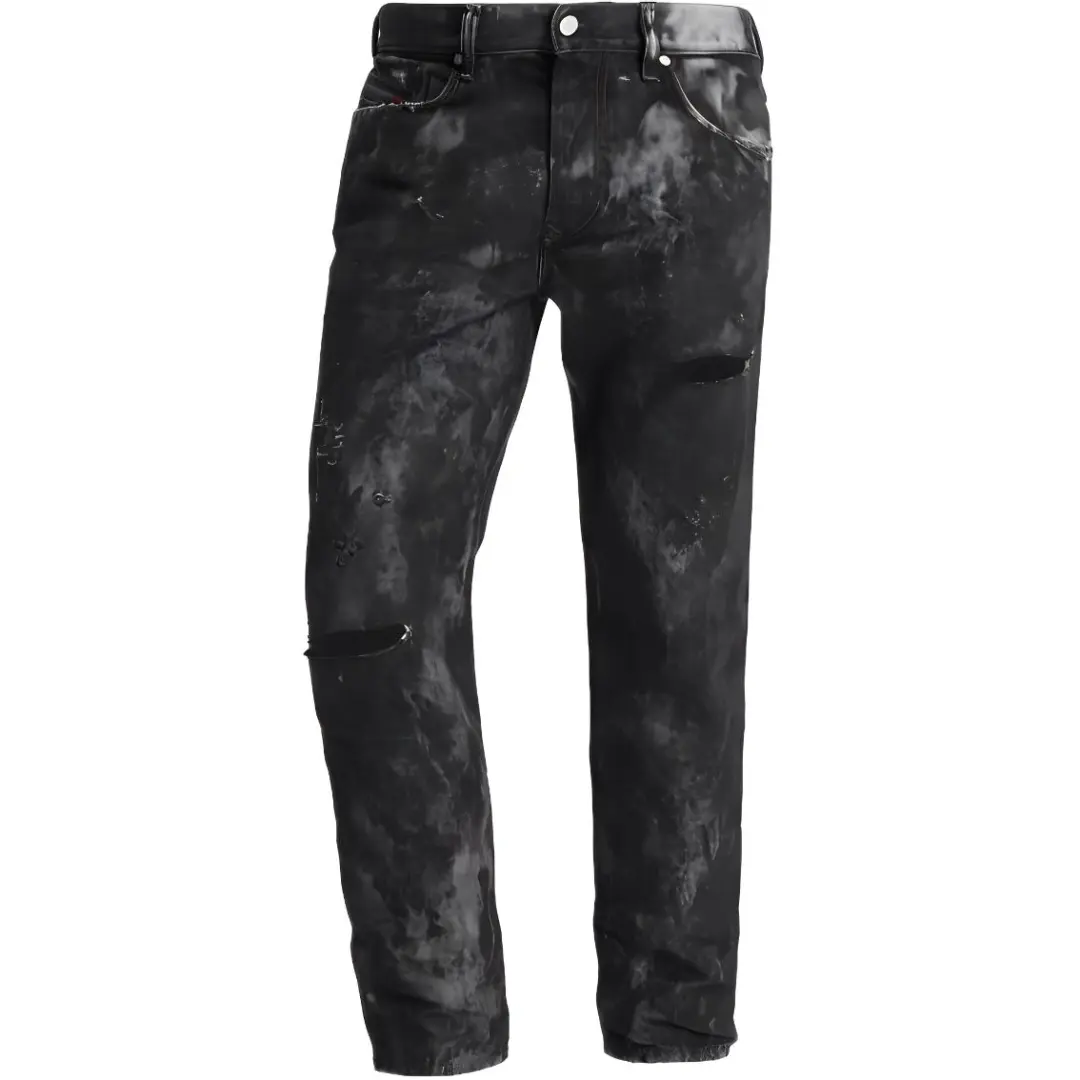 DIESEL Jeans Men's Black Moderate Slim Fit Pants