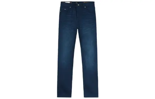 HUGO BOSS Jeans Men's Blue Moderate Straight Fit Pants