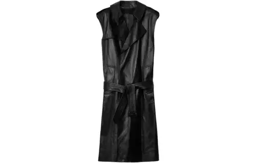 Burberry Leather Trench Coat