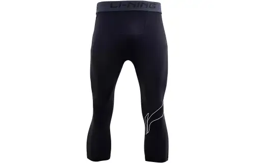 Li Ning Sports Basketball Collection Knitted Sweatpants Men's Black Moderate Slim Fit Pants