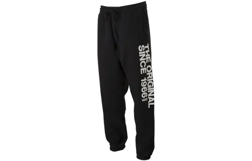 Vans Knitted Sweatpants Men's Black Moderate Cuffed Pants