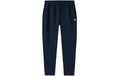 FILA Casual Pants Men's Royal Blue Moderate Straight Fit Pants