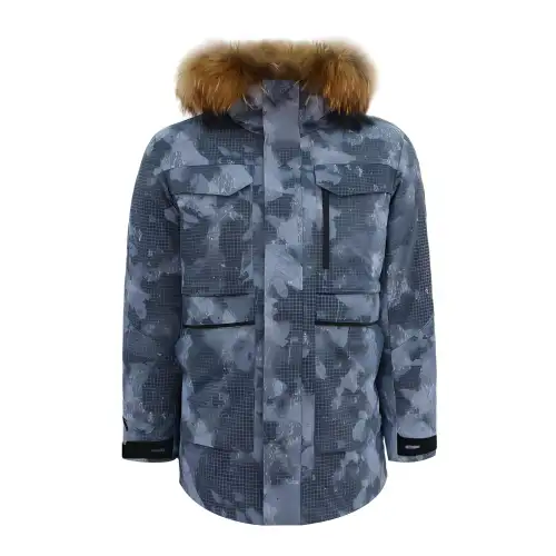 Anta Down Jackets & Coats Men's Snowflake White/All Over Print