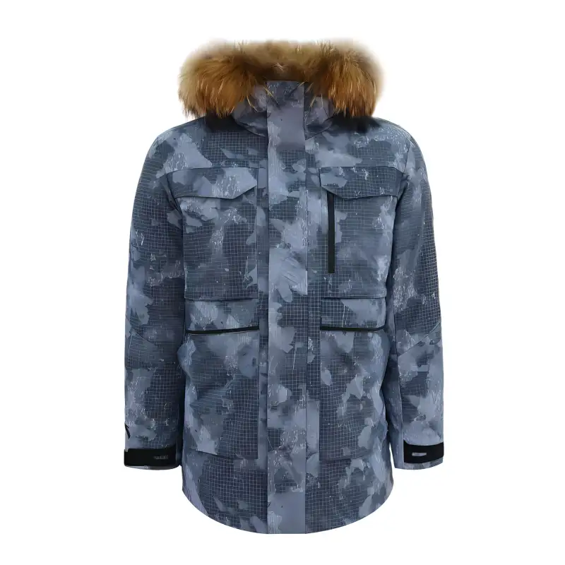 Anta Down Jackets & Coats Men's Snowflake White/All Over Print