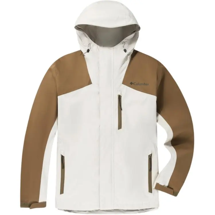 Columbia Jackets Men's Ecru Hooded Moderate Other