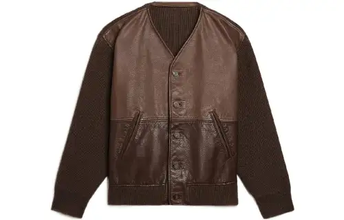 Golden Goose SS23 Leather Jacket Men's