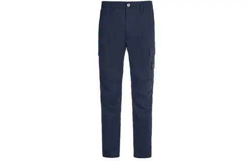 STONE ISLAND Cargo Pants Men's Ink Blue Moderate