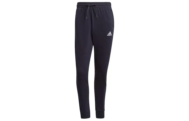Adidas Knitted Sweatpants Men's Legend Ink Moderate Slim Fit Pants