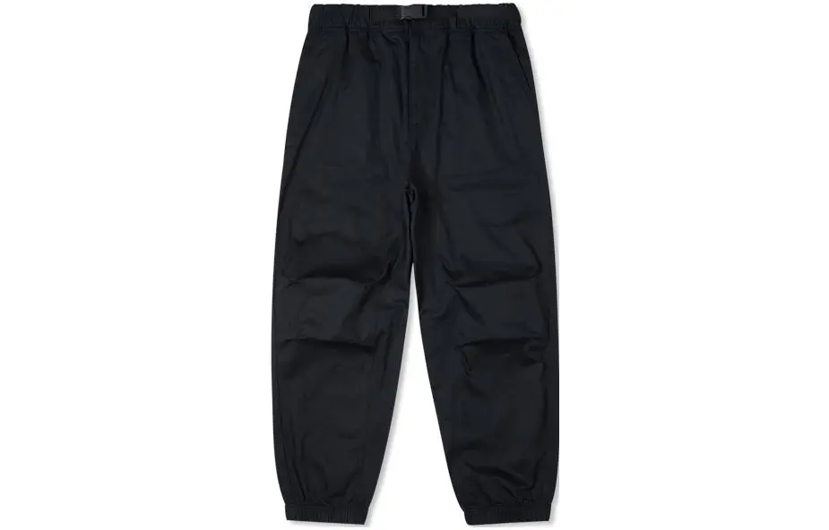 Converse Knitted Sweatpants Men's Black Moderate Cuffed Pants