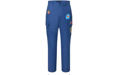 LOUIS VUITTON SS23 Cargo Pants Men's Blue