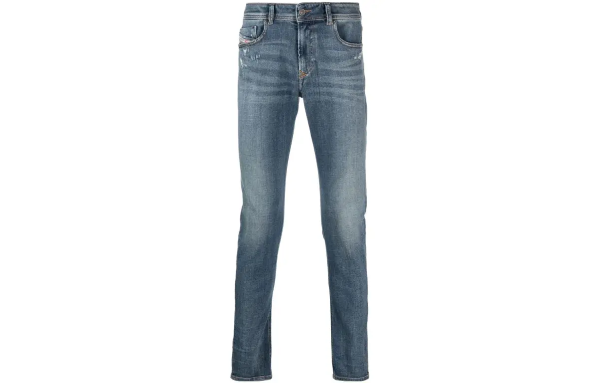 DIESEL Jeans Men's Blue Moderate Slim Fit Pants