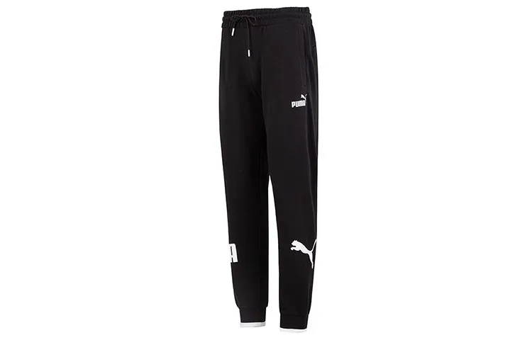 PUMA Knitted Sweatpants Men's Black