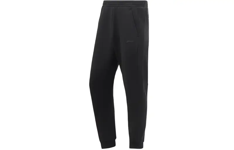 Li Ning Fitness Series Knitted Sweatpants Men's Black