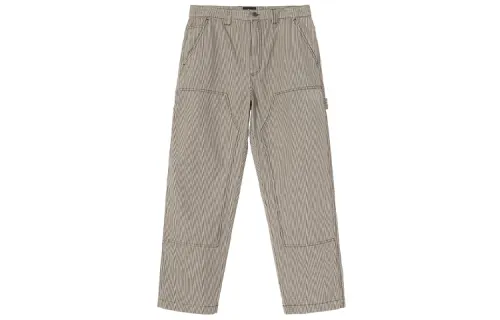 Stussy Casual Pants Men's Brown Moderate Straight Fit Pants