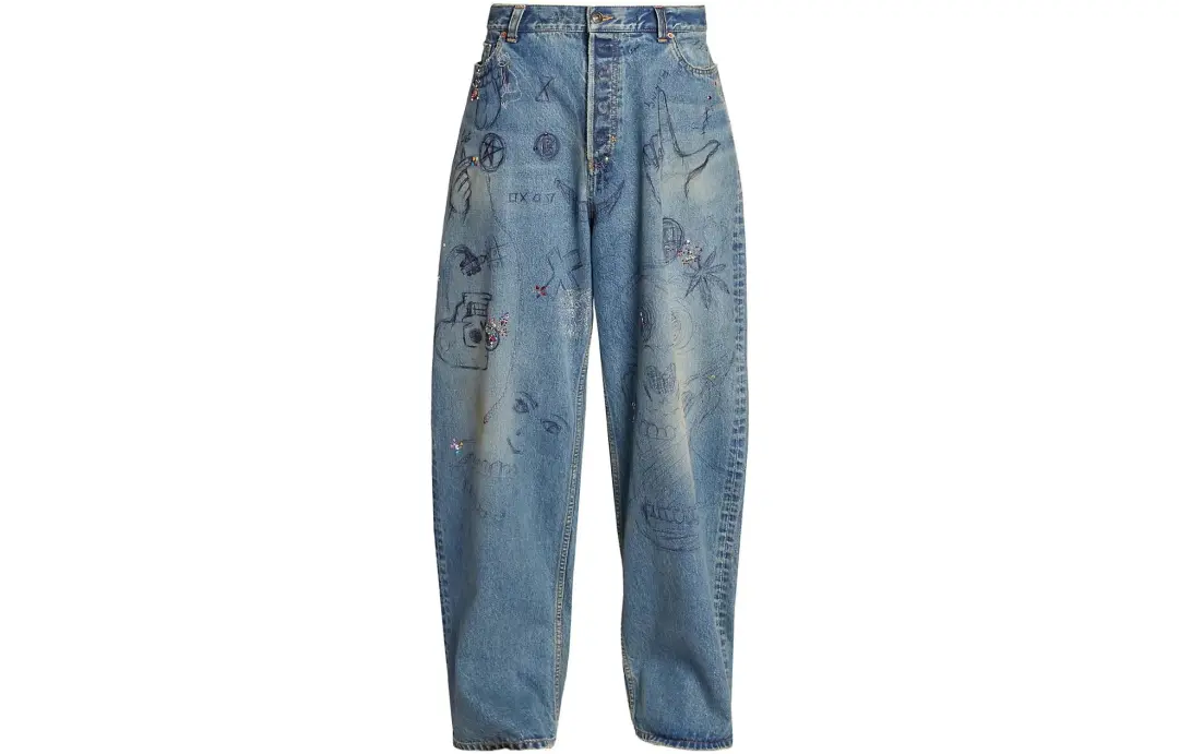 Balenciaga FW22 Jeans Men's Blue