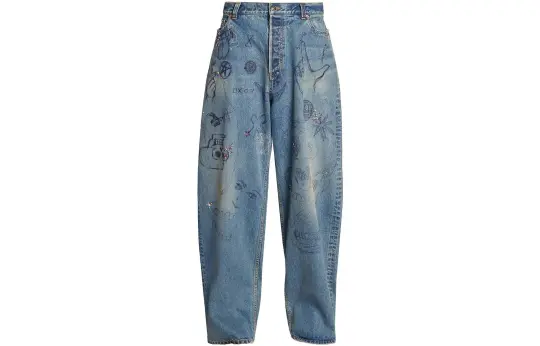 Balenciaga FW22 Jeans Men's Blue