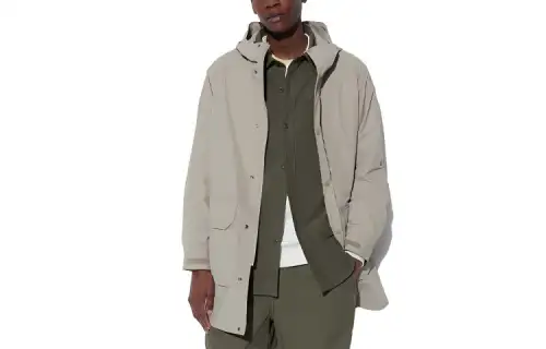 UNIQLO Trench Coat Unisex Dark Beige