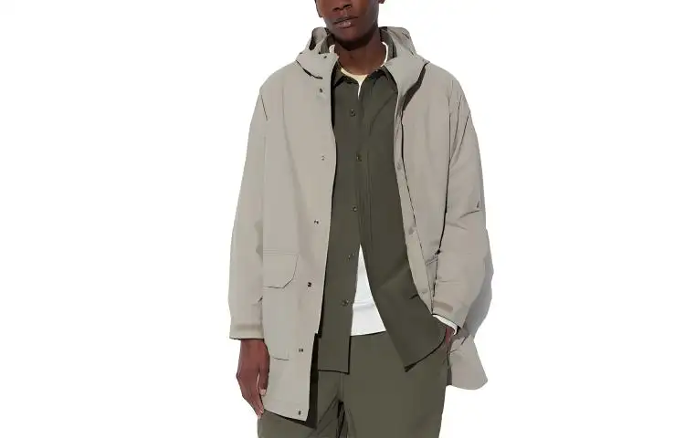 UNIQLO Trench Coat Unisex Dark Beige
