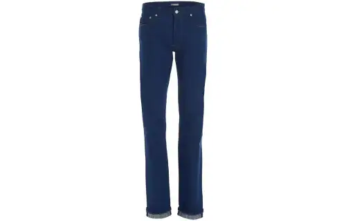 DIOR Quarterly New Products Jeans Men's Blue Moderate Straight Fit Pants