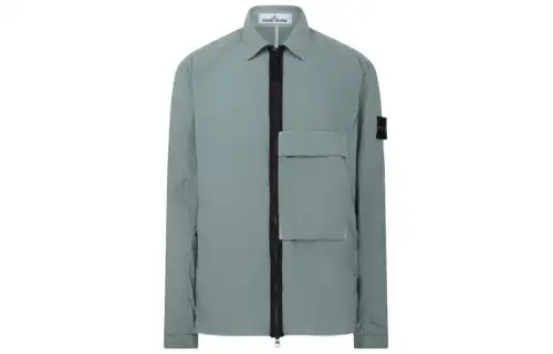 STONE ISLAND Jackets & Coats Men's Green