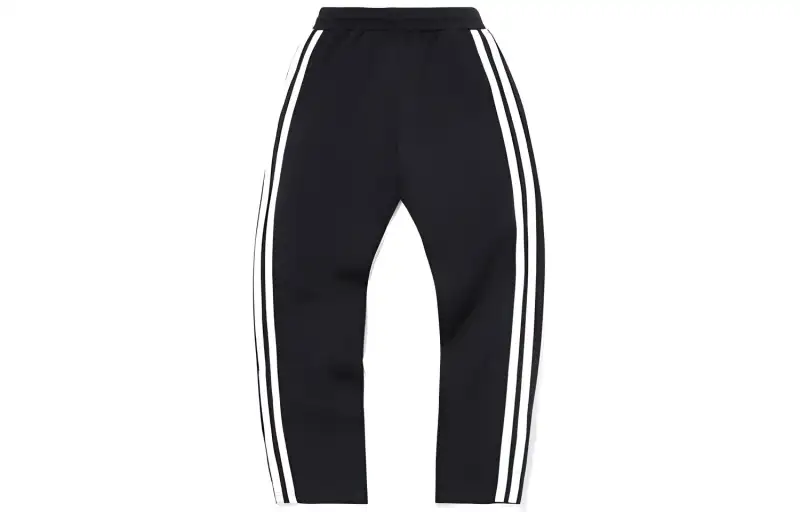 Li Ning Knitted Sweatpants Men's New Standard Black