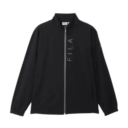 FILA Jackets Men's Black Stand Collar Moderate Other