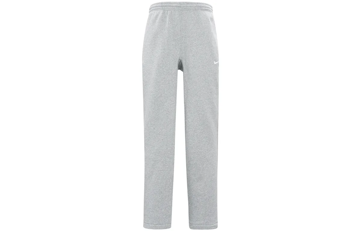 Nike AS Nike Club OH Pant Swoosh NF Breathable Casual Training Fleece Lined Knitted Sweatpants Men's Gray