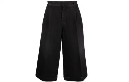 LOEWE Jeans Men's Black Moderate Wide Leg Pants