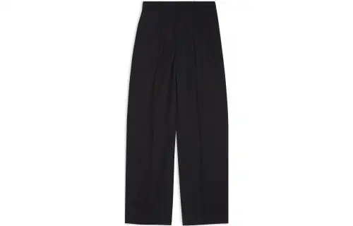 Balenciaga Men's Large Fit Tailored Pinstripe Tailoring Twill Pants