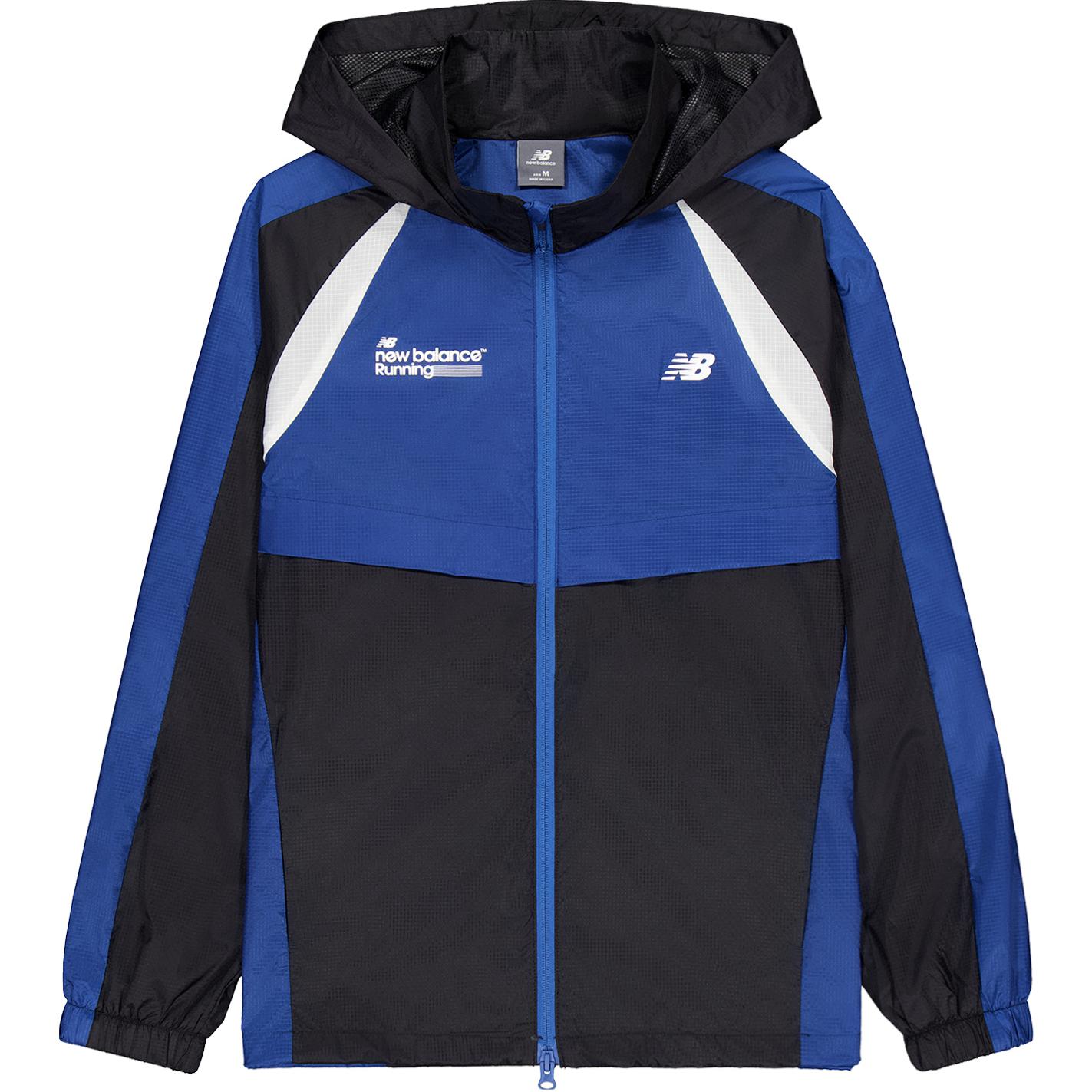 Мужская куртка New Balance Hooded Jacket (синяя)