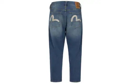 EVISU Jeans Men's Denim Blue Moderate Straight Fit Pants