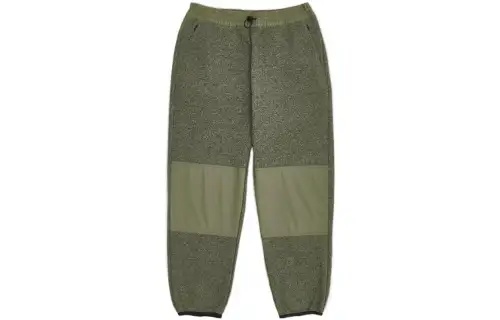 New Balance Knitted Sweatpants Men's Green Moderate Cuffed Pants
