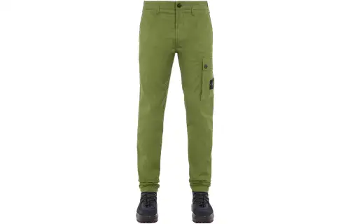 STONE ISLAND Cargo Pants Men's Green Moderate