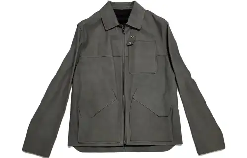 DIOR FW23 Leather Jacket Men's Black