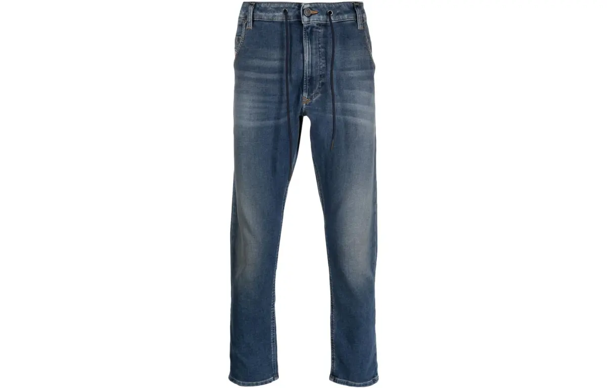 DIESEL Jeans Men's Blue Moderate Tapered Pants