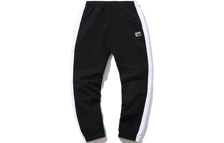 Li Ning Sports Fashion Collection Knitted Sweatpants Men's Black Moderate Cuffed Pants