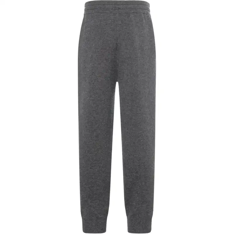 Burberry Knitted Sweatpants Men's Dark Charcoal Gray