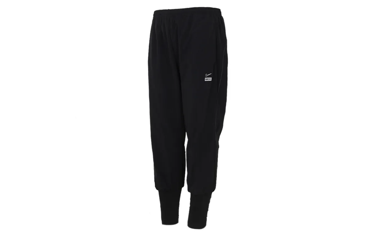 Nike Knitted Sweatpants Men's Black Moderate Cuffed Pants