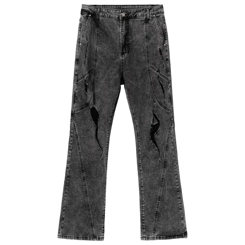 XINYINSU Jeans Unisex Dark Gray