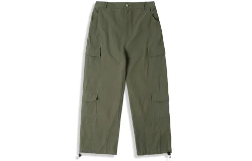 BD.POWER UP+ Straight Fit Pants Moderate Casual Pants Unisex Army Green