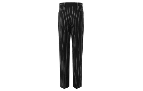 Burberry Casual Pants Men's Black Moderate Straight Fit Pants