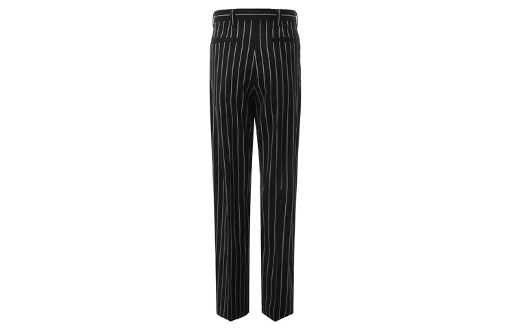 Burberry Casual Pants Men's Black Moderate Straight Fit Pants