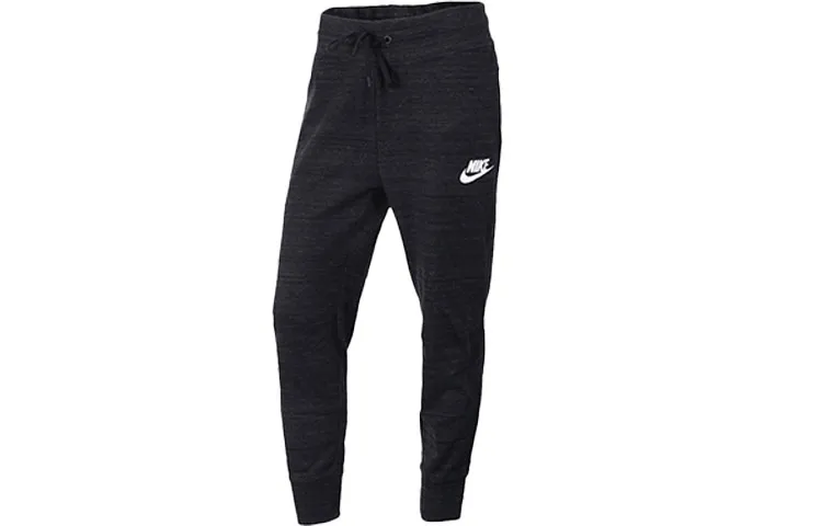 Nike Knitted Sweatpants Unisex Black Moderate Straight Fit Pants
