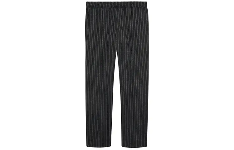 GUCCI Casual Pants Men's Black Moderate Straight Fit Pants