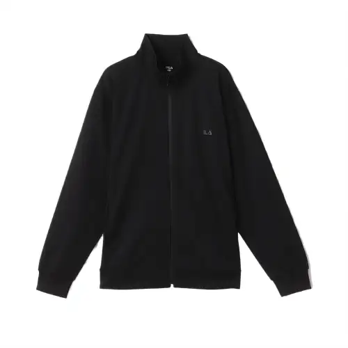 FILA Jackets Men's Black Stand Collar Moderate Other