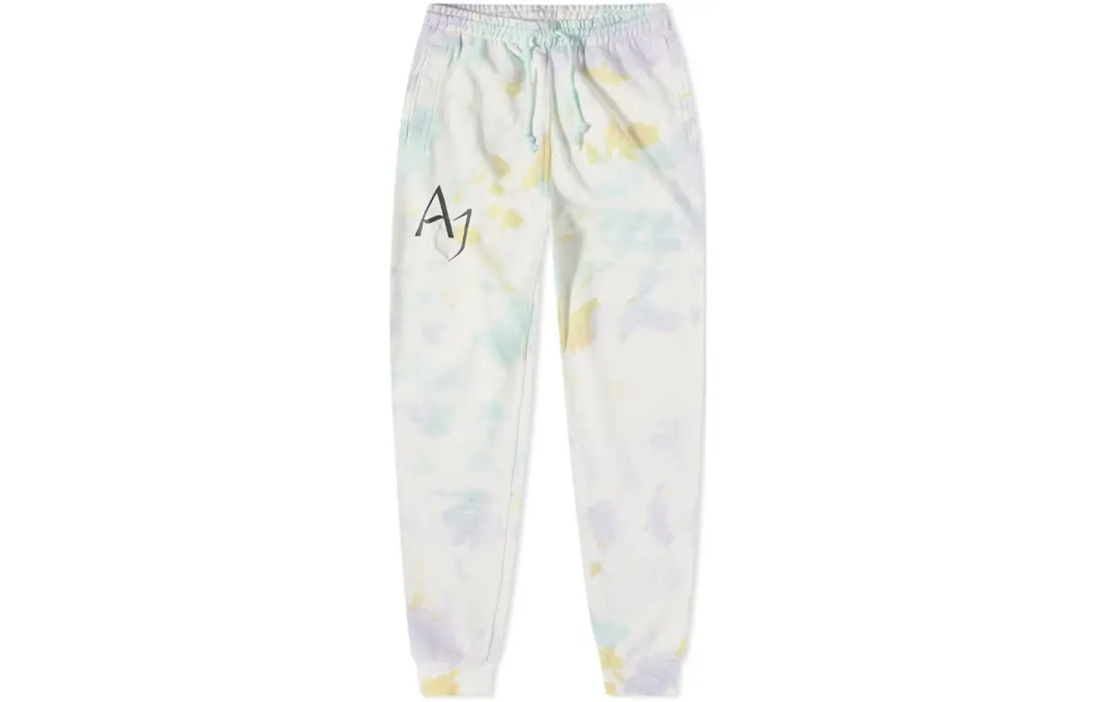 Jordan Knitted Sweatpants Men's Multicolor Moderate Cuffed Pants